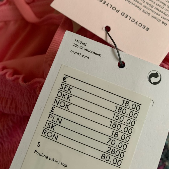 Monki Convertible Bandeau Bikini Top - Picture 4 of 4